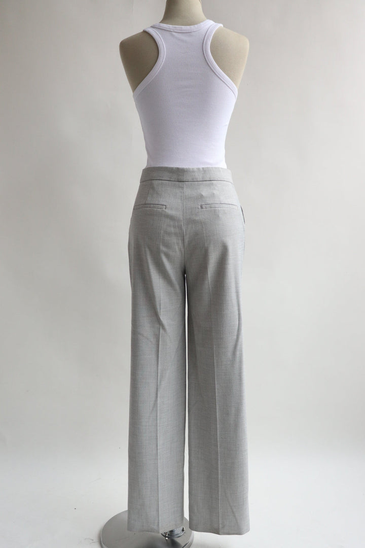 Pantalon Gris Wide