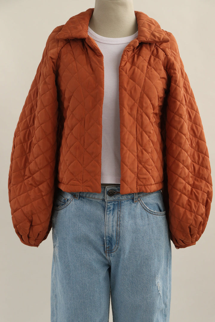 Chaqueta Terracota Puffer