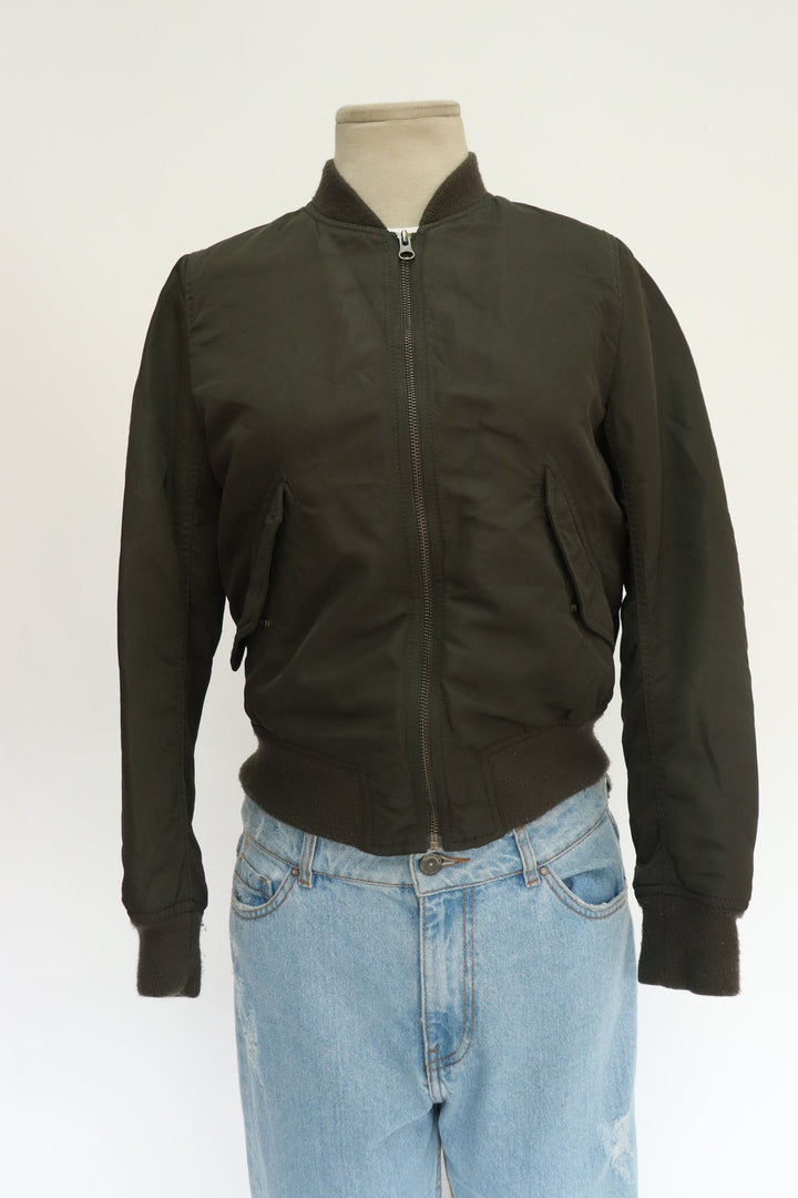 Chaqueta Bomber Verde
