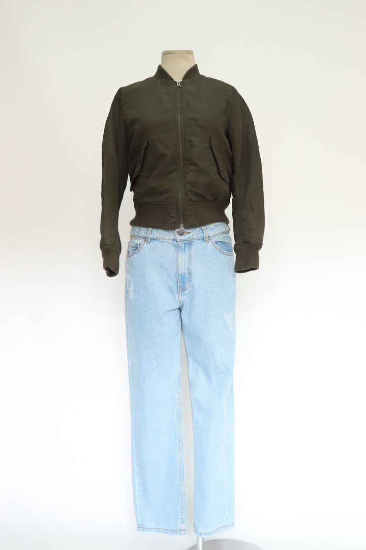 Chaqueta Bomber Verde