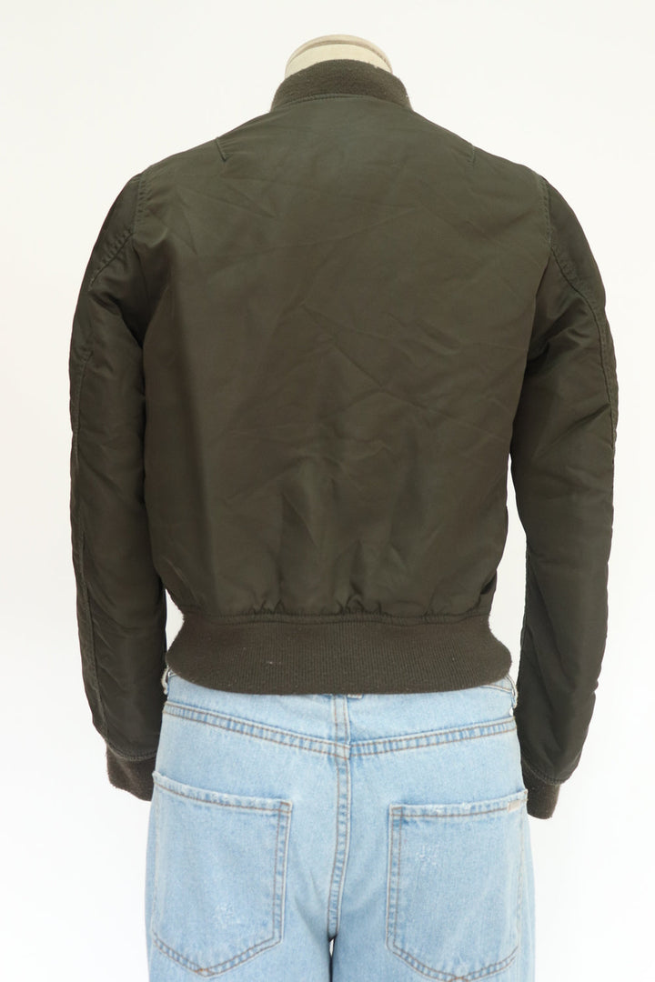 Chaqueta Bomber Verde