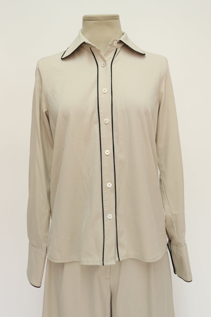 Set Camisa Beige