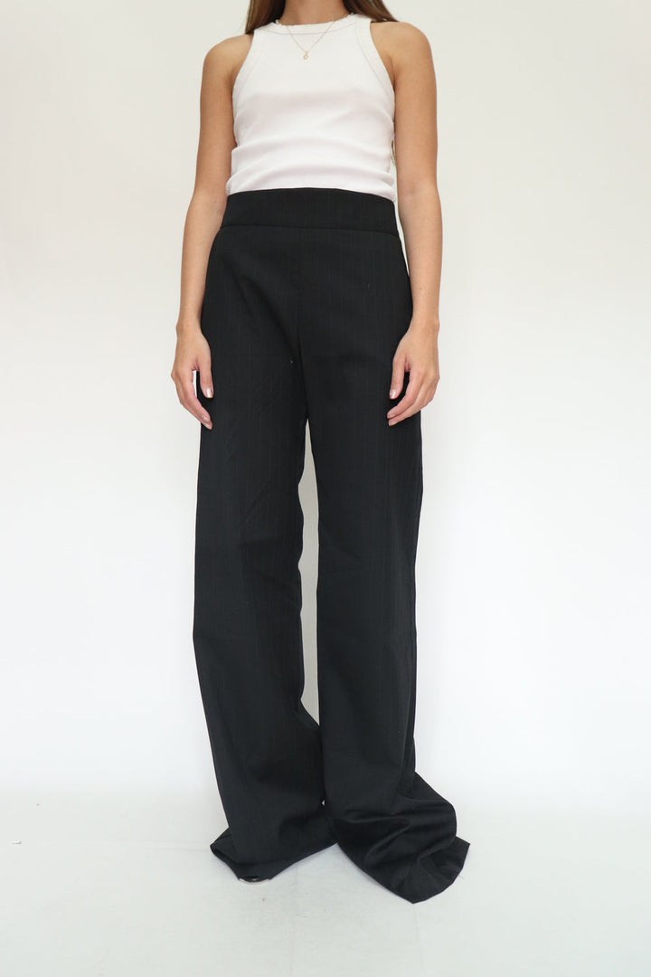 Pantalon Negro Rayas