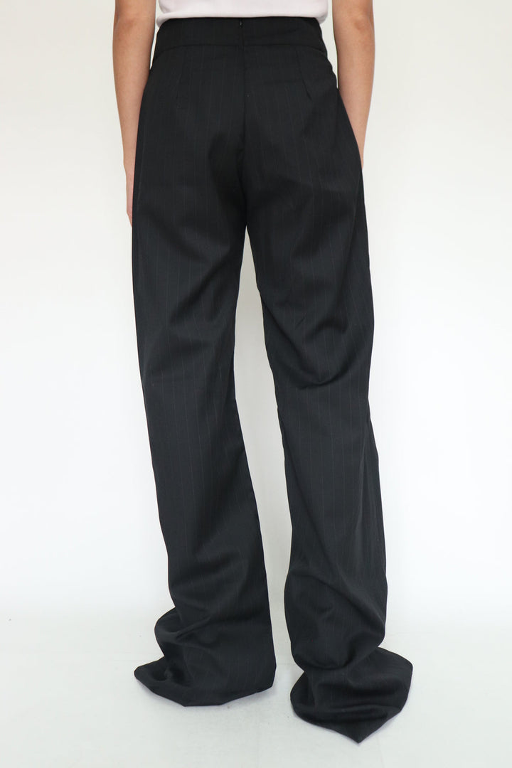 Pantalon Negro Rayas