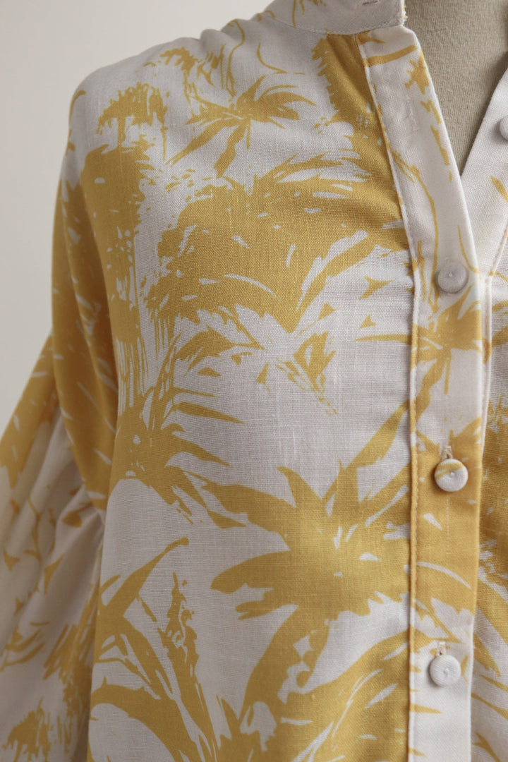 Camisa Tropical Amarilla