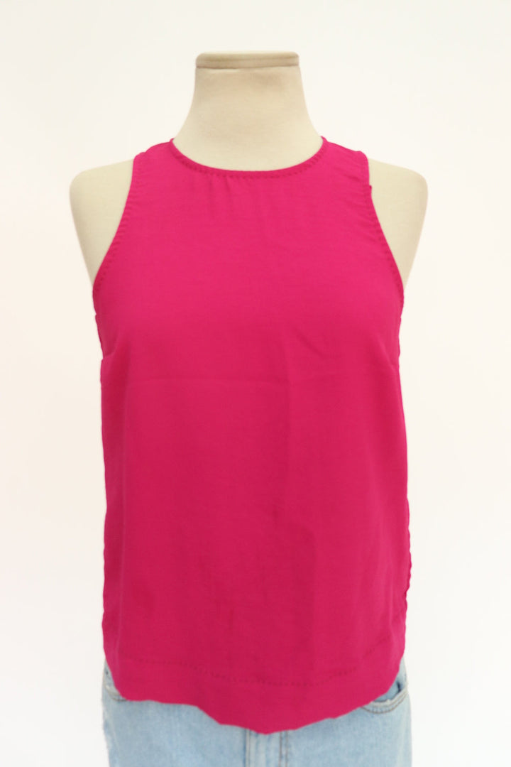 Top Fucsia Zipper