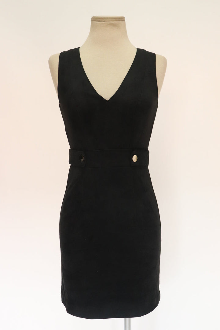 Vestido Suede Negro
