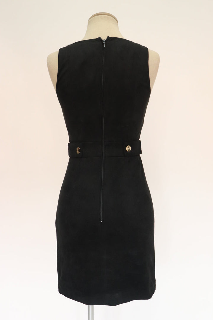 Vestido Suede Negro