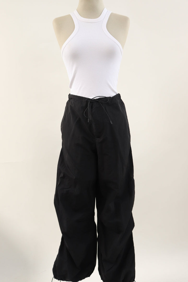 Pantalon Parachute Negro