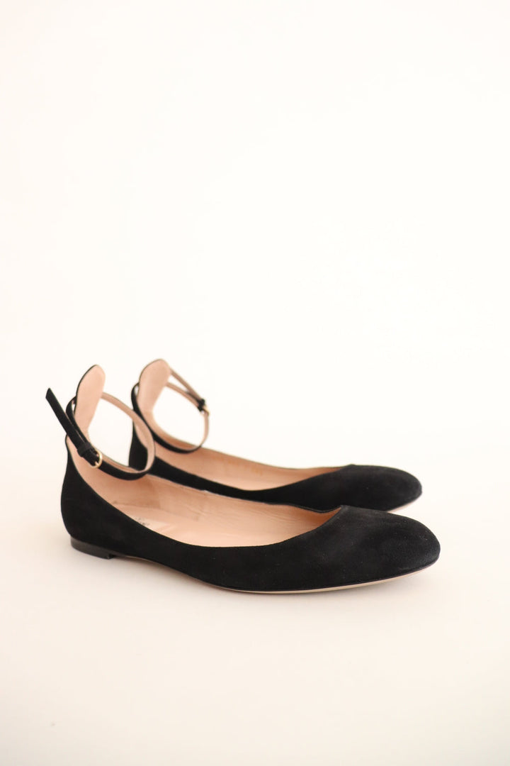 Flats Negras Amarrar