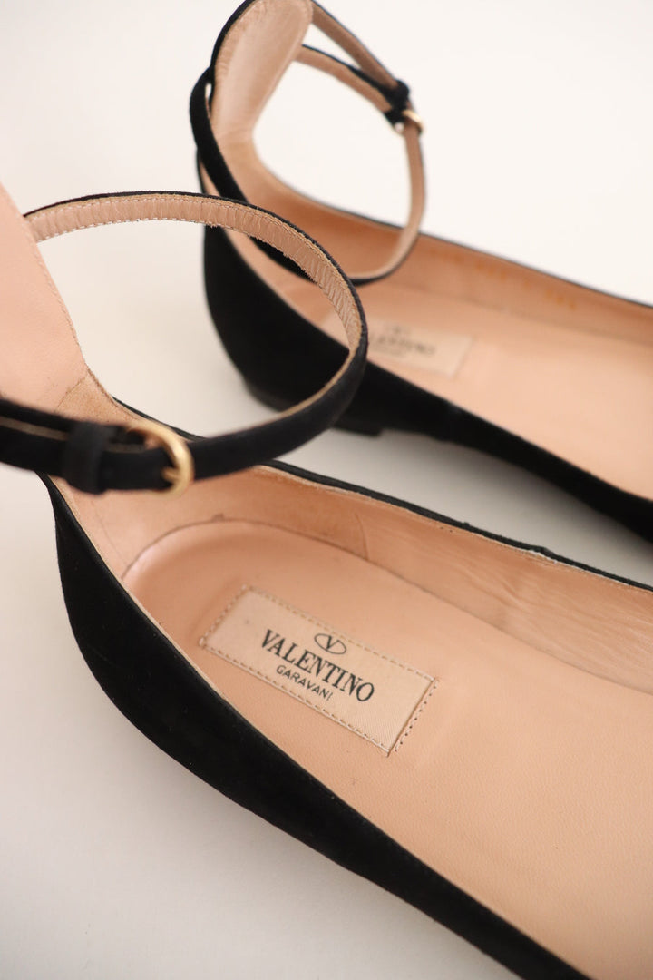 Flats Negras Amarrar