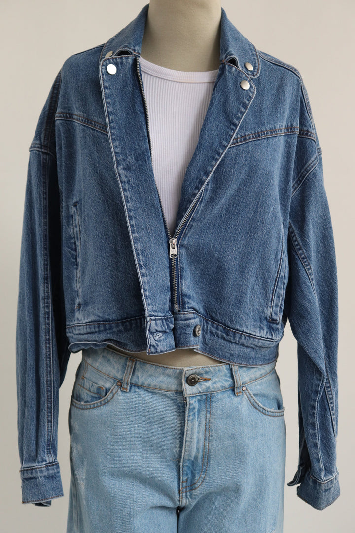 Chaqueta Denim Crop