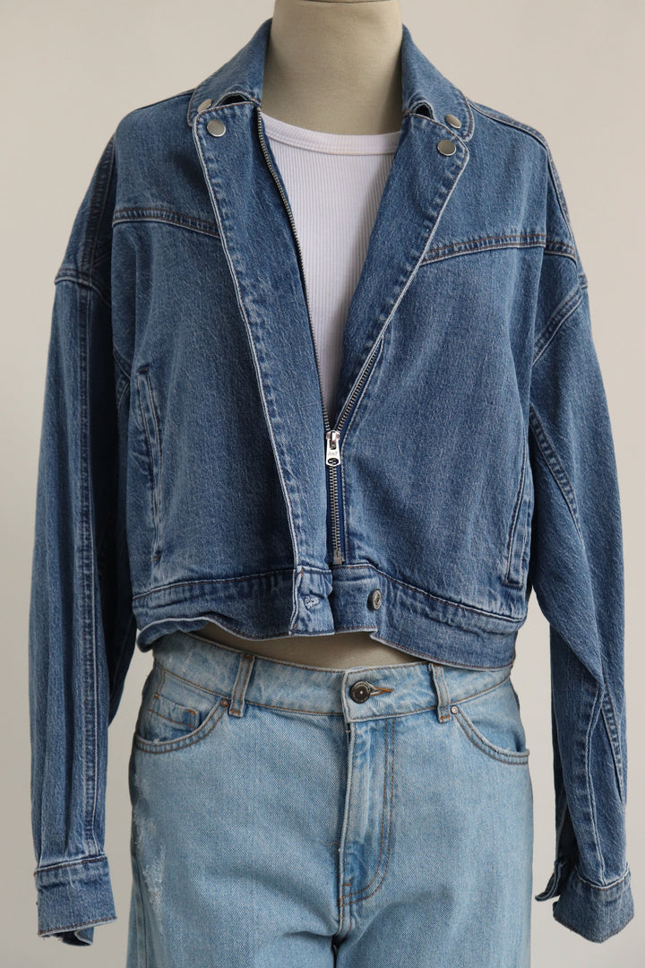 Chaqueta Denim Crop