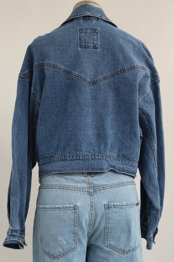 Chaqueta Denim Crop