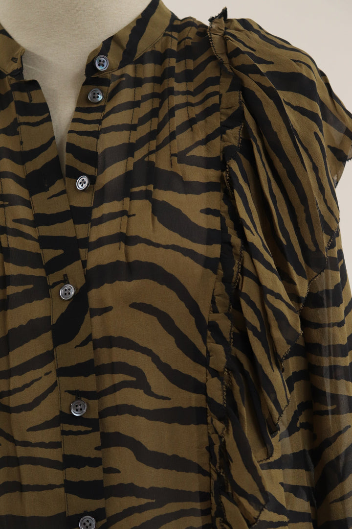 Camisa Zebra Verde