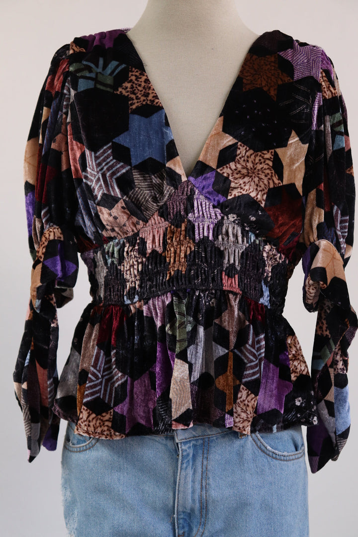 Blusa Estampada Velvet