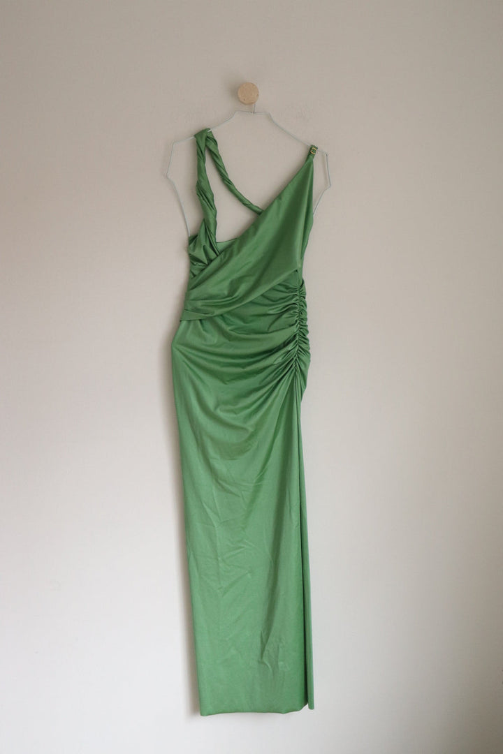 Vestido Verde Cruzado