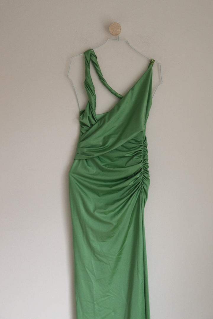 Vestido Verde Cruzado