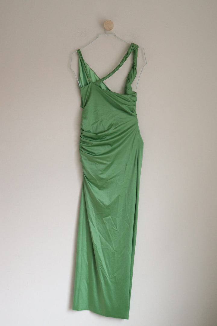 Vestido Verde Cruzado