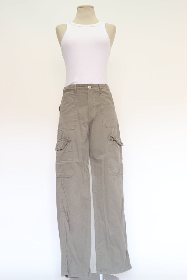 Pantalon Cargo Verde