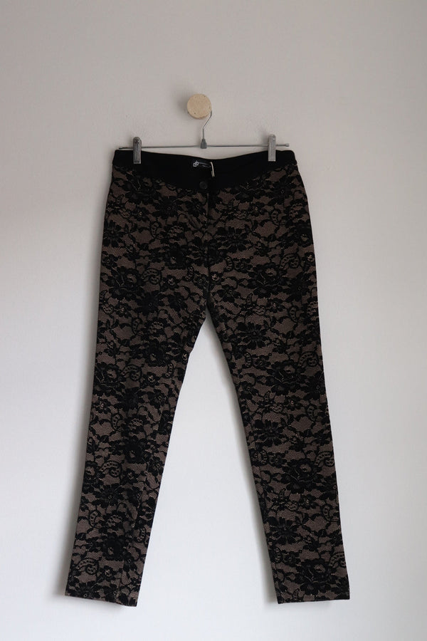 Pantalon Flores Pegado