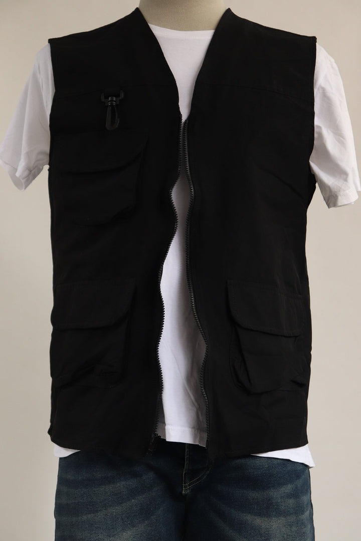 Chaleco Cargo Negro
