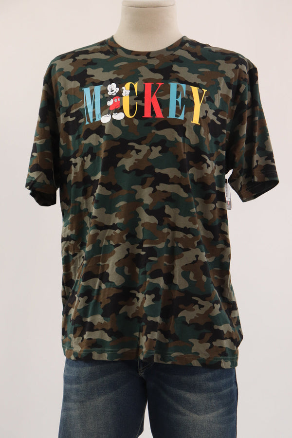 Camiseta Mickey Militar