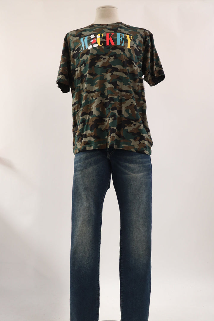 Camiseta Mickey Militar