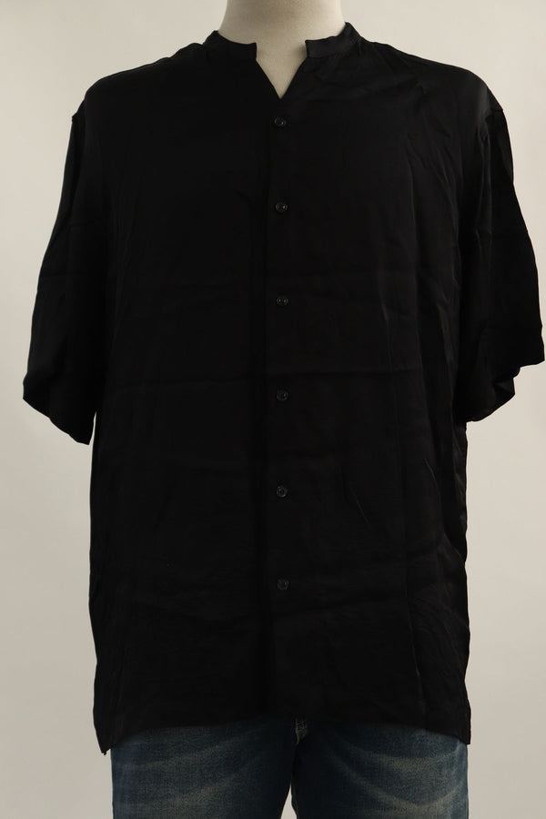 Camisa Negra Satinada