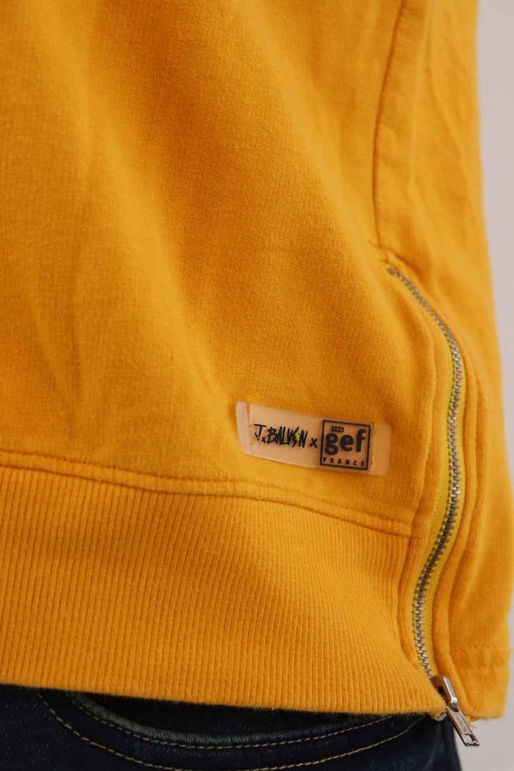 Camiseta Amarilla Zipper