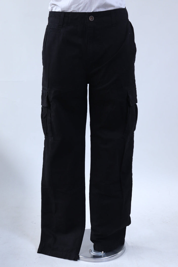 Pantalon Negro Cargo