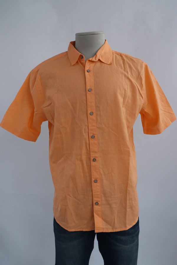 Camisa Lino Naranja