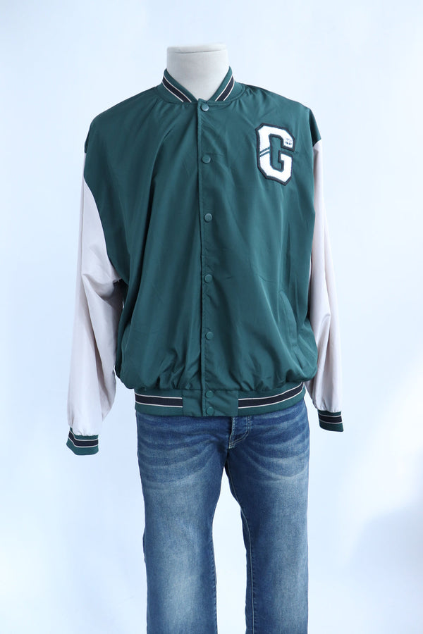 Chaqueta Varsity Verde