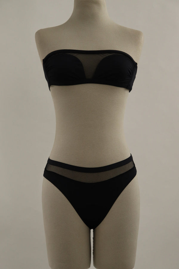 Bikini Negro Strapless