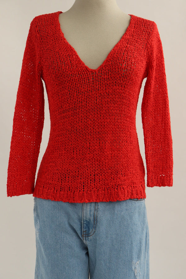 Buzo Crochet Rojo