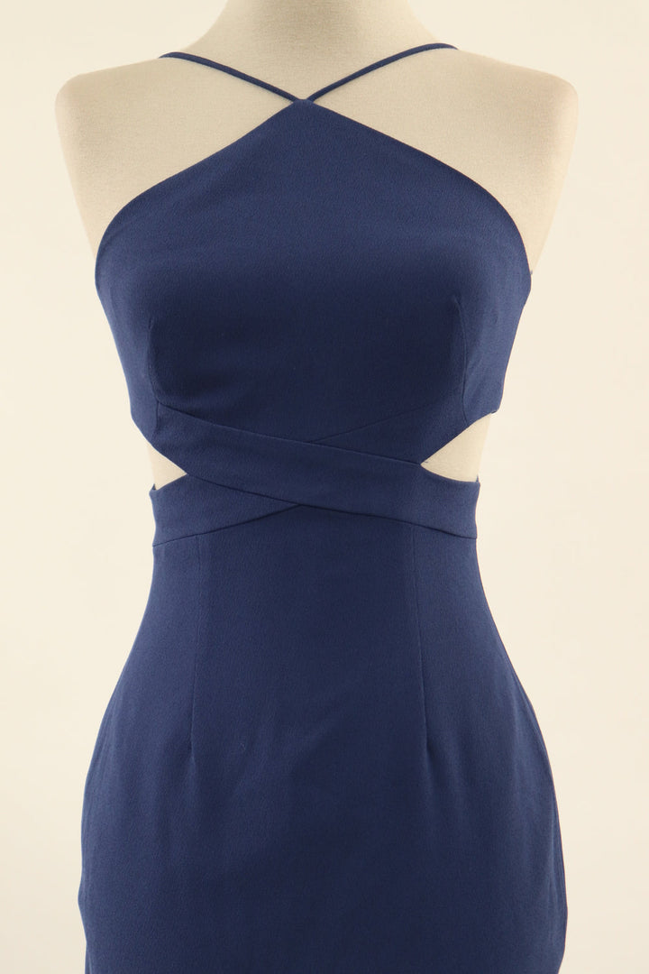 Vestido Azul Midi