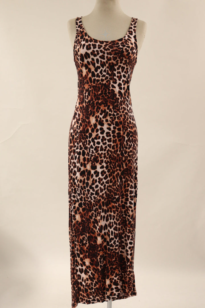 Vestido Maxi Leopardo