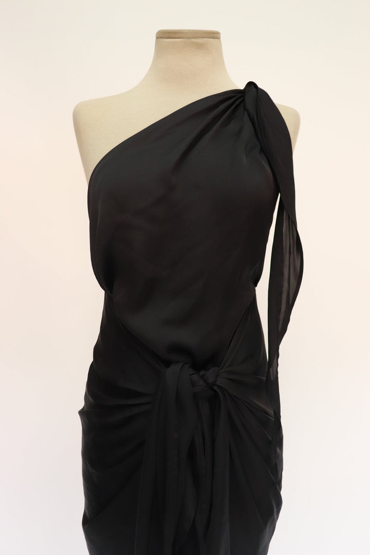 Vestido Negro Amarrar