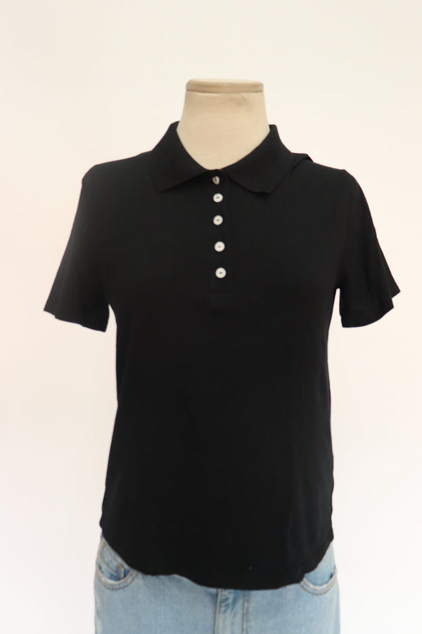 Camiseta Polo Negra