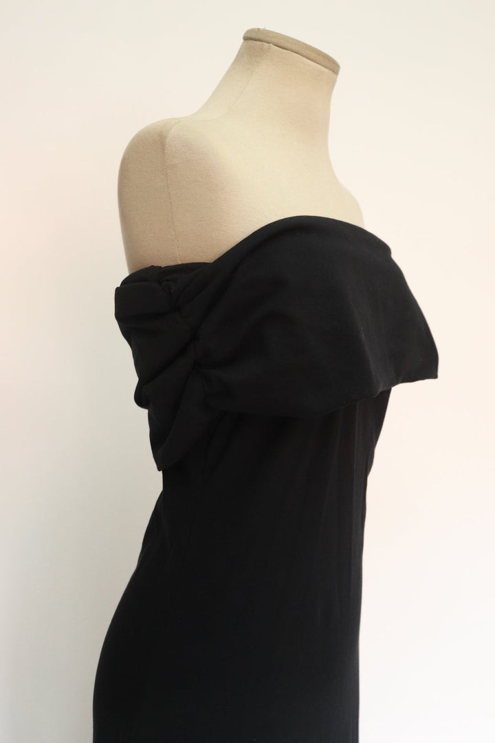 Vestido Strapless Negro