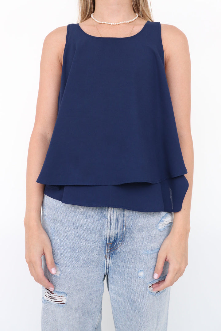 Blusa Azul Oscuro