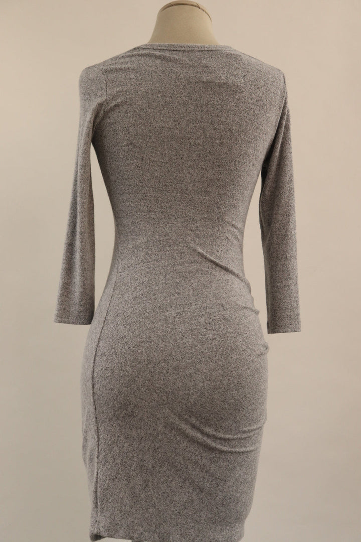 Vestido Gris Tejido