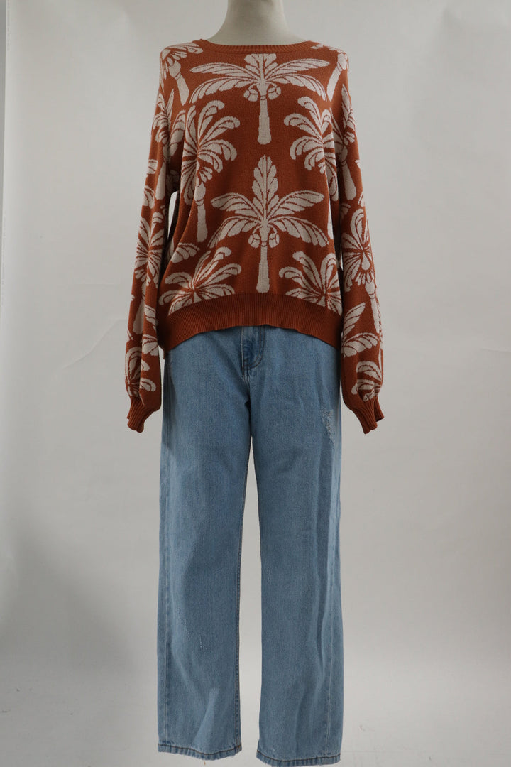 Buzo Terracota Palmeras