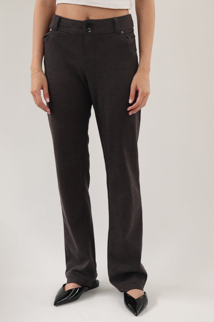 Pantalon Gris Pegado