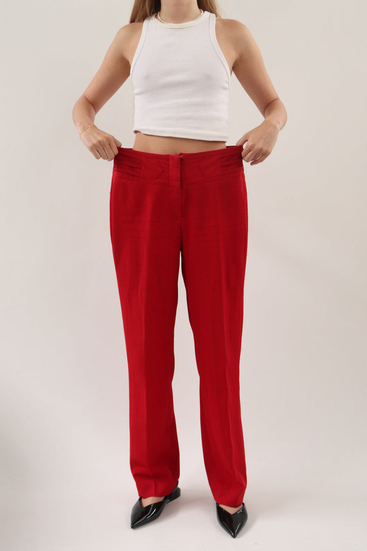 Pantalon Rojo Rayas