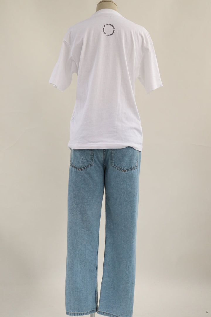 Camiseta Blanca Estampada