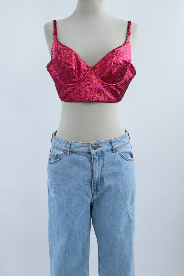 Crop Top Fucsia