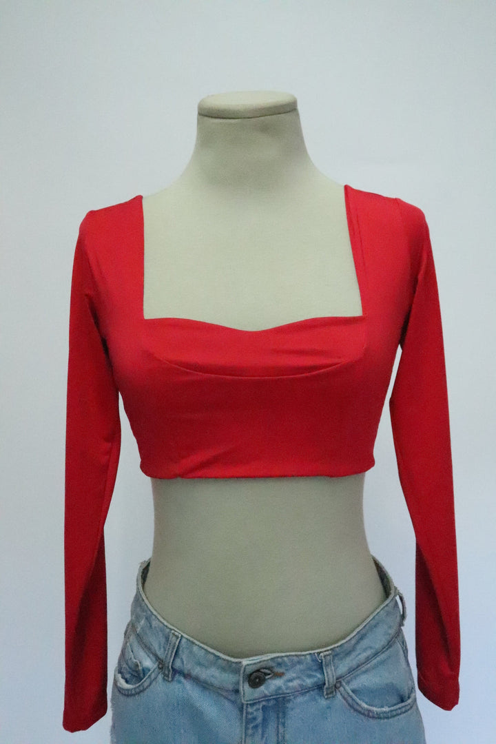 Crop Top Rojo