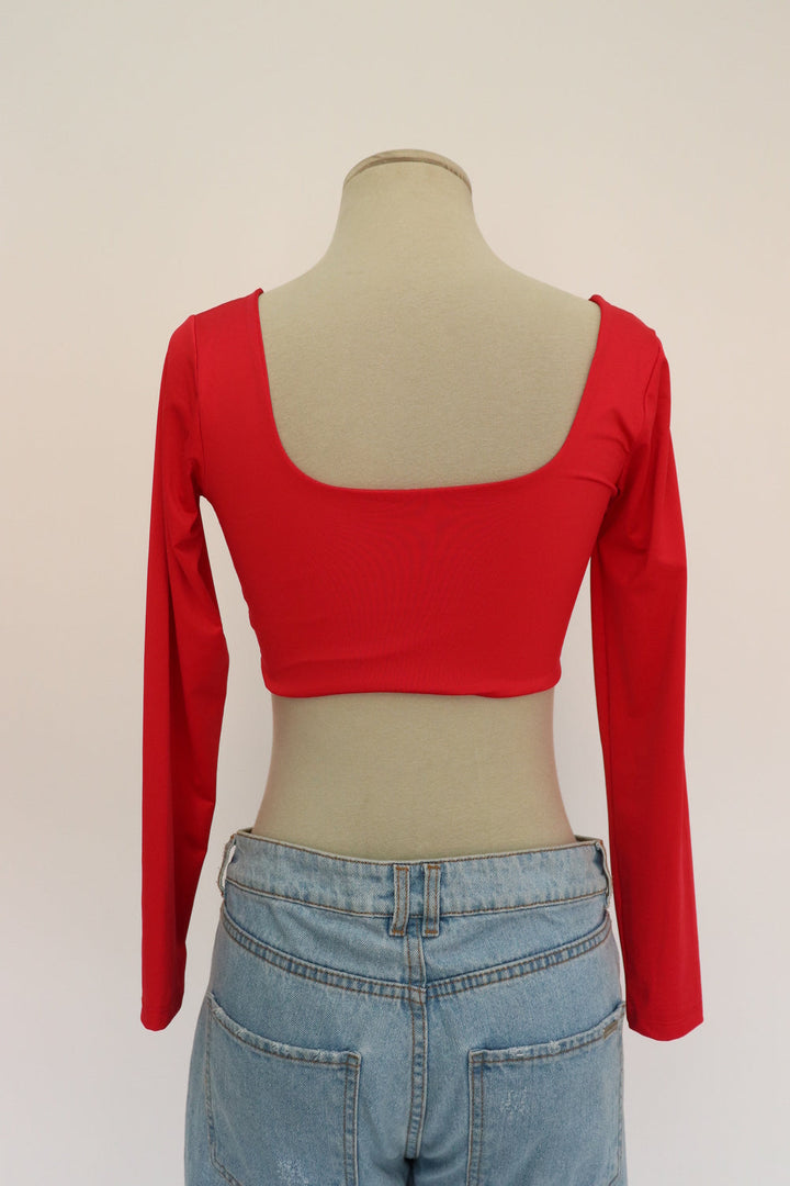 Crop Top Rojo