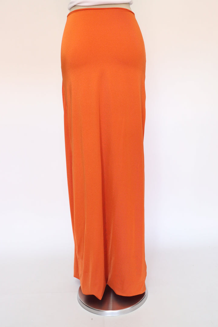 Falda Maxi Naranja